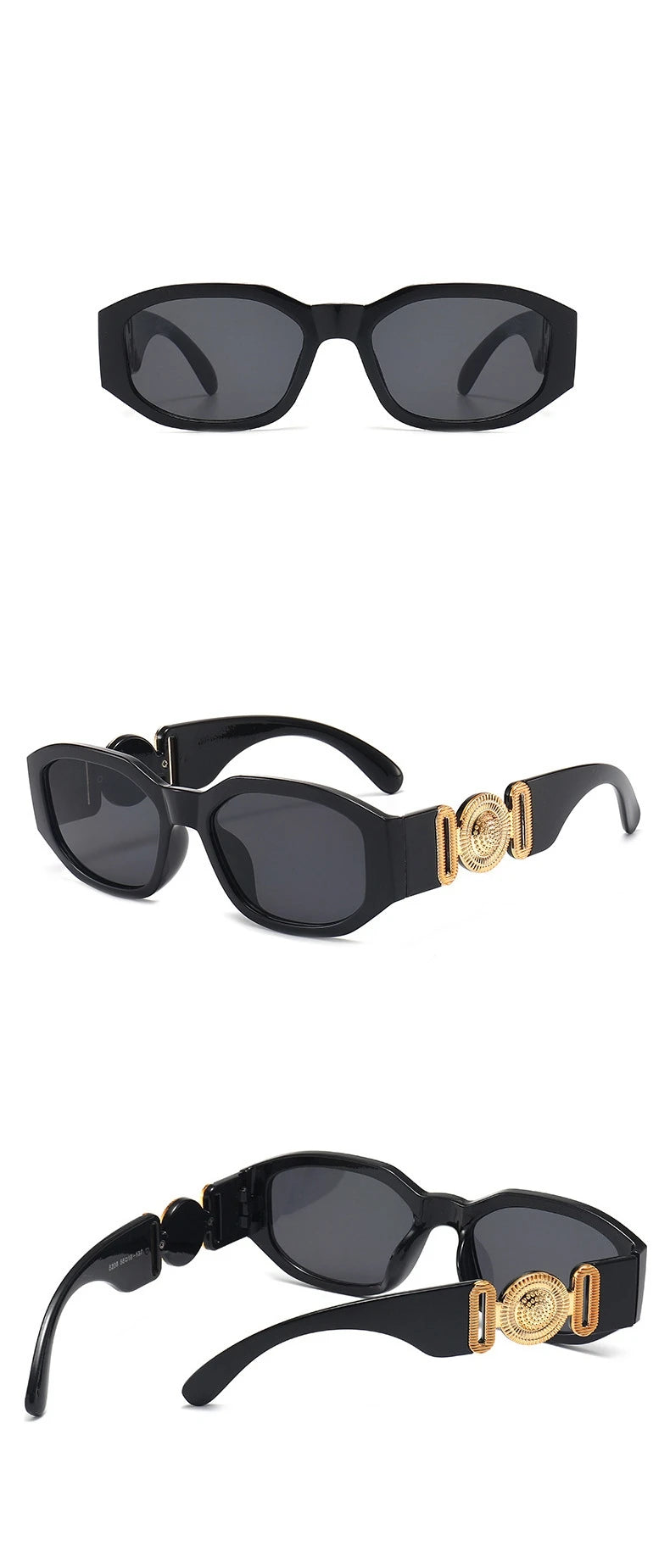 A Pair of PC Men and Women with the New High-value Retro Sunglasses Fashion Sunglasses Online Celebrity with CAT'S Eye.