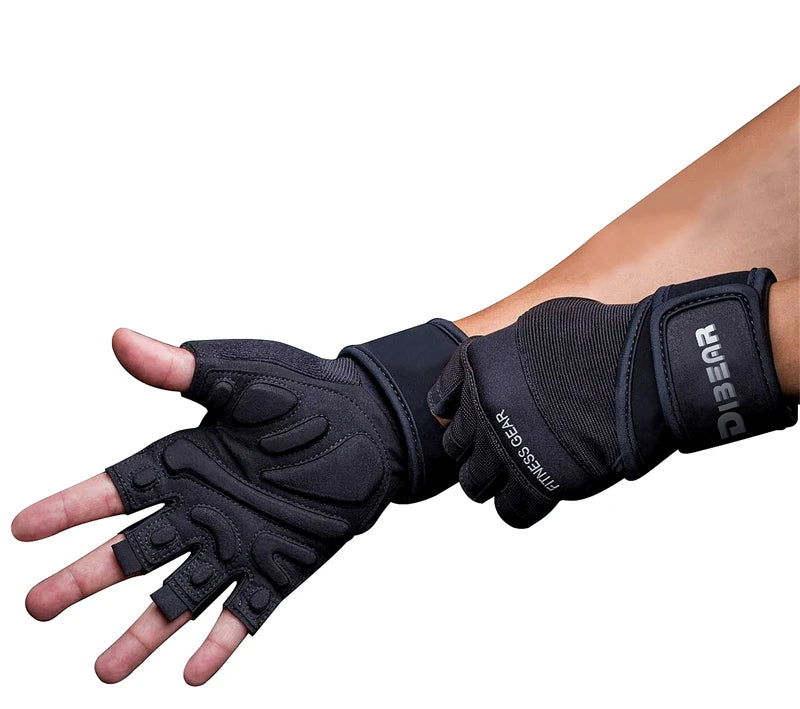 Bodybuilding Gym Gloves Weightlifting Dumbbell Kettlebell Pull Ups  Workout Fitness Gloves For Man Women Crossfit Training