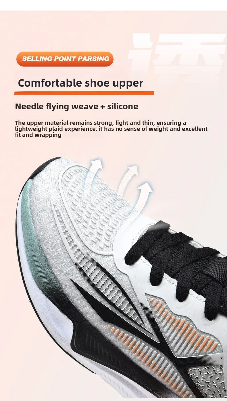 New Running Shoes Summer Tenis Masculino New Fitness Test Middle School Students Bounce Cushioning Sneakers Men's Shoes