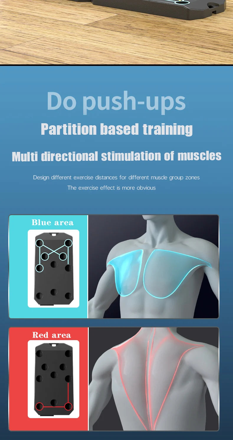 Push Up Board Multi-Function Push Up Bar Push up Handles Professional Home Workout Gym Equipment Strength Training