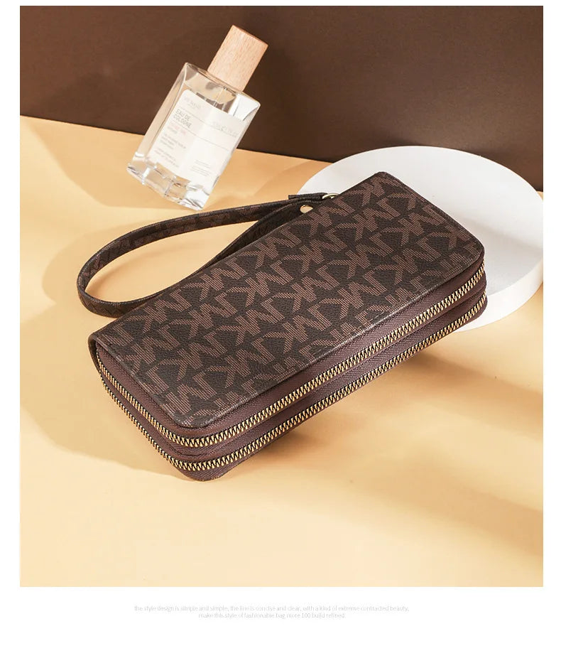 Fashion purse women's long large capacity zipper hand bag phone bag card bag cartera femenina wallet billetera carteras 2025