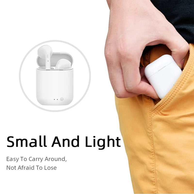 I12 Macaron Bluetooth Headset Matte Sports Binaural Wireless I12tws Bluetooth Headset 5.0