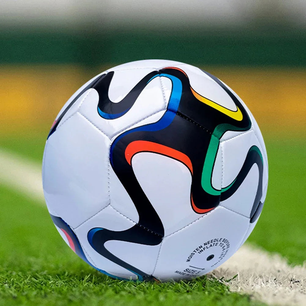 Professional Soccer Ball Size 4/5 Wear Resistant Machine-Stitched Football PU Sports Football Non Slip for Indoor Outdoor Play