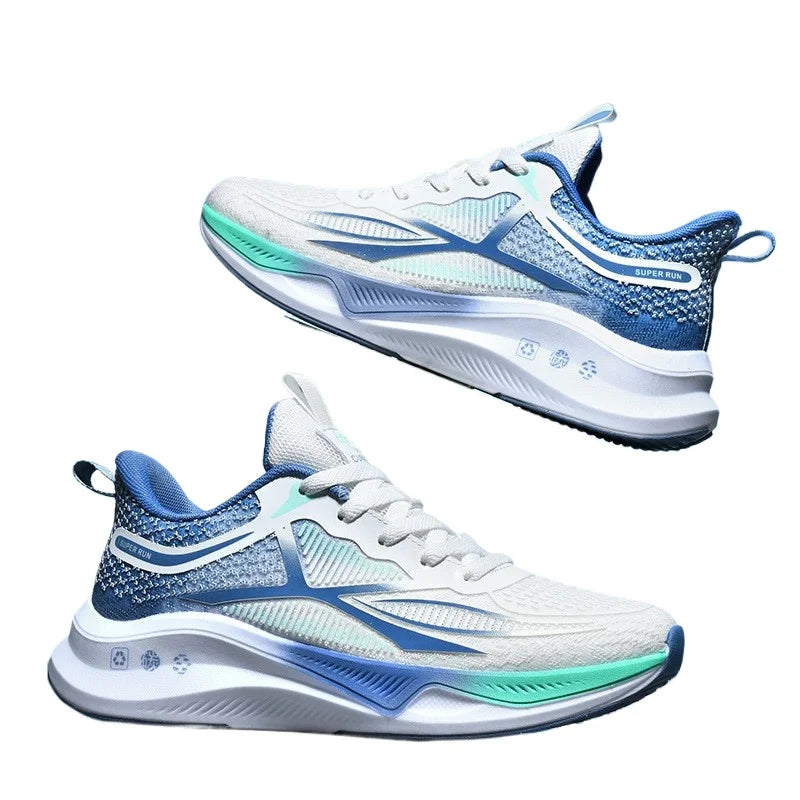 New Running Shoes Summer Tenis Masculino New Fitness Test Middle School Students Bounce Cushioning Sneakers Men's Shoes