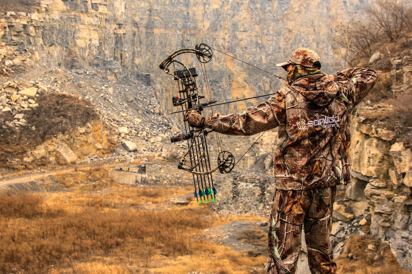 Sanlida Dragon X8 Compound Bow set Adjustable Draw Length Weight Archery Shooting Outdoor Sports